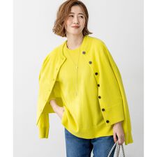 【見上愛さん着用/洗える】ピュアカシミヤ クルーネック カーディガン