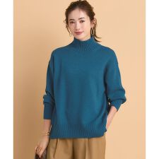 【見上愛さんコラボカラー/Oggi掲載】カシミヤブレンド ハイネック ニット