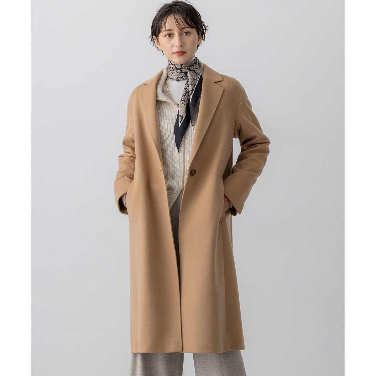 23区【otonaMUSE掲載】MANTECOリバー ロング コート otonaMUSE掲載】MANTECOリバー ロング コート（チェスターコート
