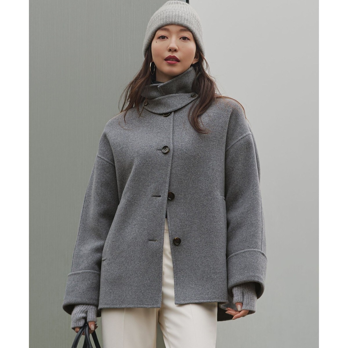 VERY掲載】MANTECOPure リバー ステンカラーコート | 23区(23KU