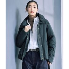 【一部店舗限定/滝沢眞規子さん着用/撥水加工】ミリタリー Aライン ダウンコート