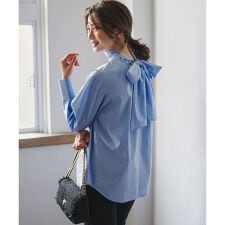 【滝沢眞規子さん着用/Oggi・VERY掲載】ストレッチライトタイプライター 2WAY ボウタイブラ