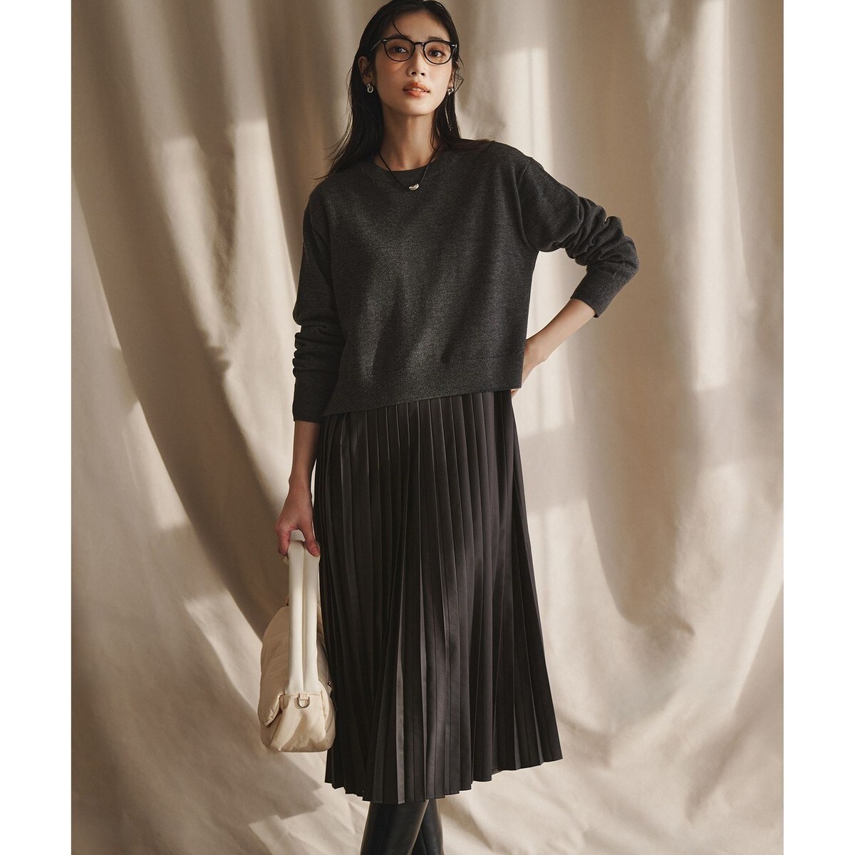 洗える】ALBINIコーコラン タックスリーブ ワンピース | 23区(23KU