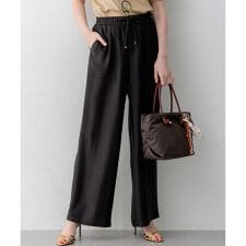 【見上愛さん着用】ブライトカルゼ ワイド パンツ