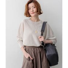 シャイニーシアー ドルマン ニット