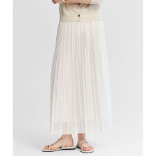 レース プリーツスカート