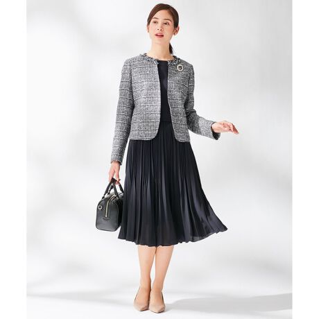 追加生産分入荷 ジャージコンビプリーツ ワンピース 組曲 Kumikyoku ファッション通販 マルイウェブチャネル Ca000 436 02 01