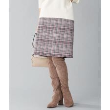 【マガジン掲載】ランダムチェック　タイトスカート（ＫＪ２４）