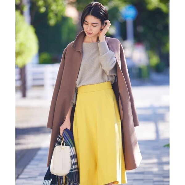 S～5L】バックリボンフィット＆フレアコート | ルイルエ