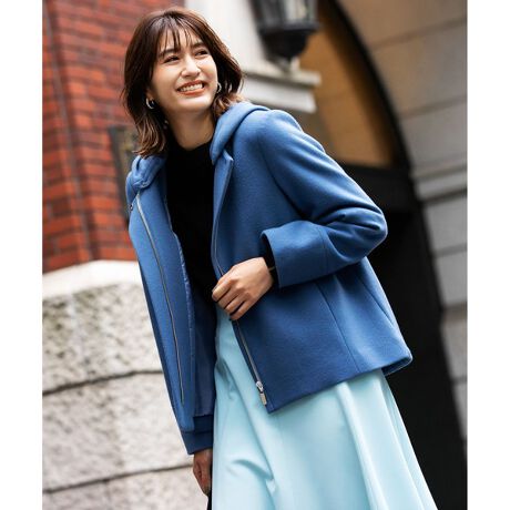 2WAY・WEB限定カラーあり】シングルビーバーショートコート 