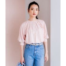 【WEB限定】シアーカルゼ ドルマンスリーブ ブラウス