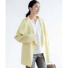 【軽羽織】ショールカラー カーディガン