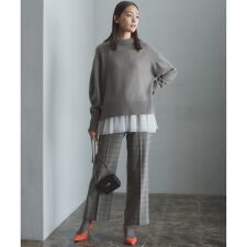 2WAYウォームストレッチ ストレートチェックパンツ