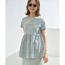 【接触冷感】ビスチェレイヤードTシャツ