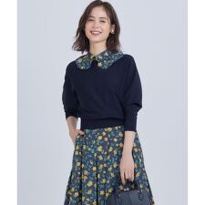 【5色展開・UVケア】スタイルアップ ドルマンスリーブ ニット