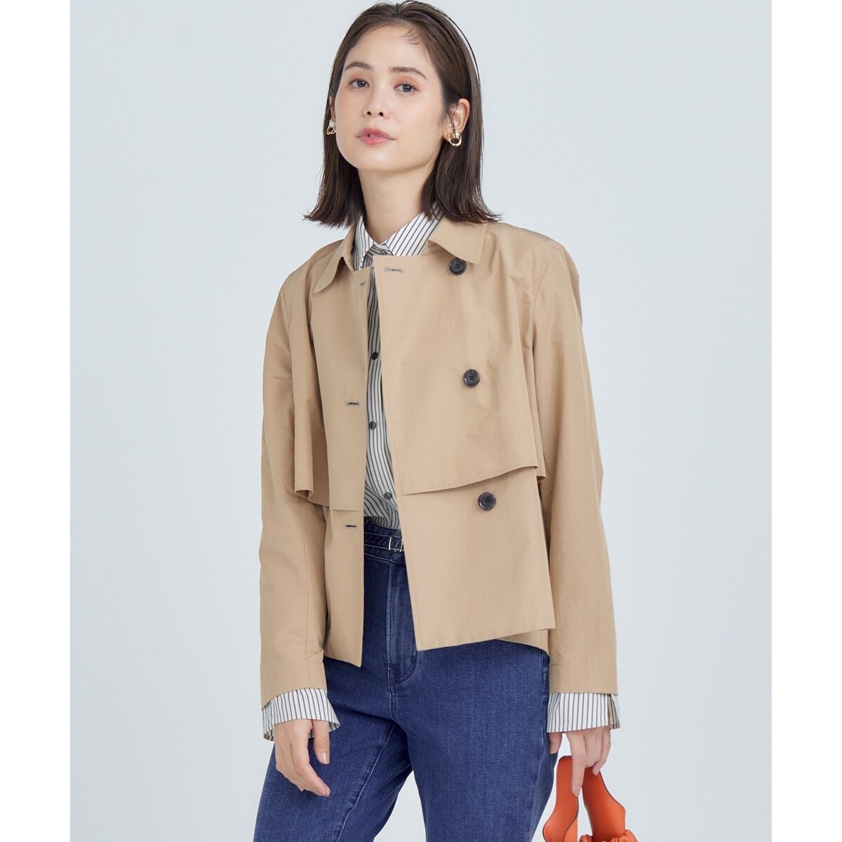 タイプライター ショートトレンチコート | 組曲(KUMIKYOKU) | マルイ