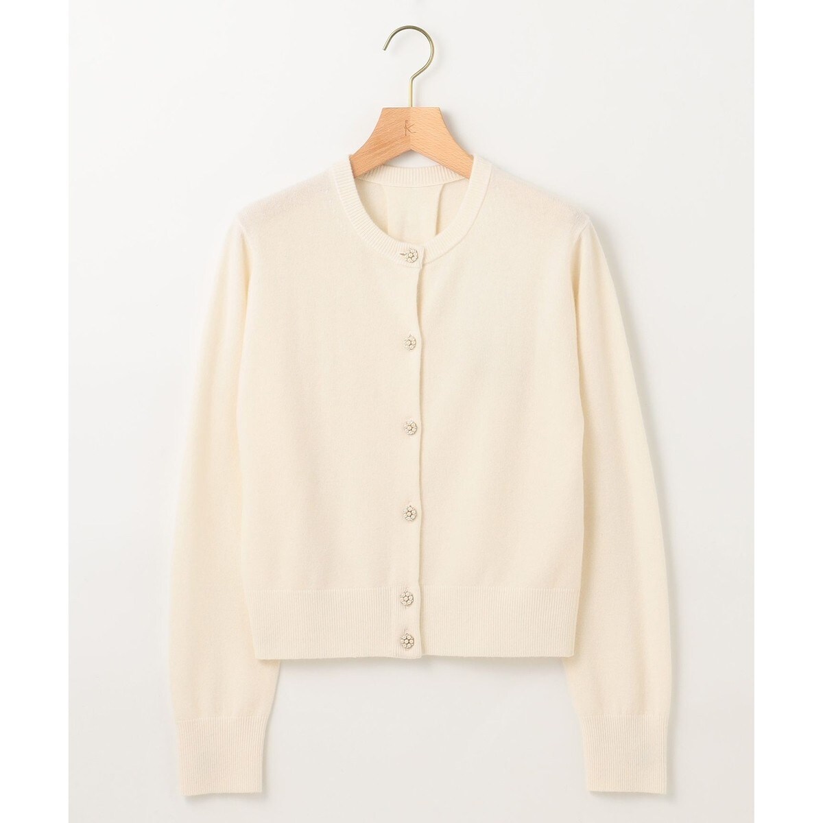 アンサンブル対応可】ピュアカシミヤ ビジューカーディガン | 組曲