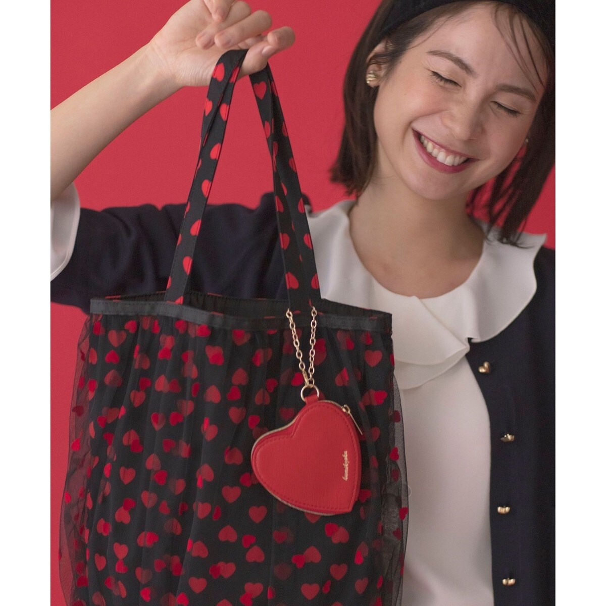 スナイデル SNIDEL モッフィーチャーム （GRY） - ファッション