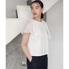 組曲(KUMIKYOKU)のコットンポンチケープライク ブラウス