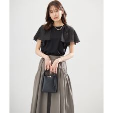 組曲(KUMIKYOKU)のコットンポンチケープライク ブラウス