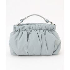 【弱撥水・軽量】2WAYギャザーハンド バッグ