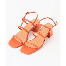 組曲(KUMIKYOKU)のナローストラップサンダル