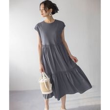 サマージャージーティアード ワンピース