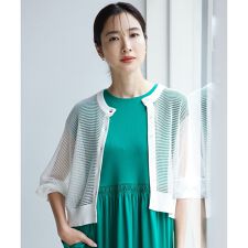 メッシュニット カーディガン