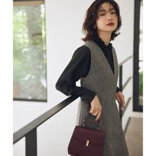 【加藤ローサさん着用】トップハンドル ハンドバッグ