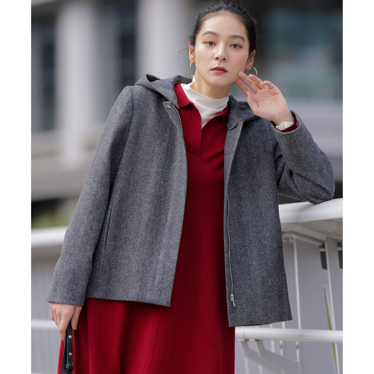 ダブルブレストリバー コート | 組曲(KUMIKYOKU) | マルイウェブチャネル