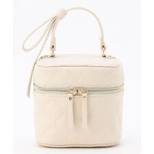 キルティングバニティバッグ