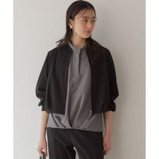 【WEB限定】ジョーゼットジャージー ブルゾン