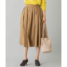 組曲(KUMIKYOKU)の【マガジン掲載】シャンブレータフタ　フレアスカート（ＫＪ２２）