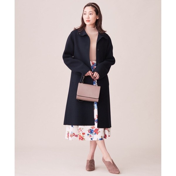 マガジン掲載】ウールリバーロング コート（KJ29） | 組曲(KUMIKYOKU