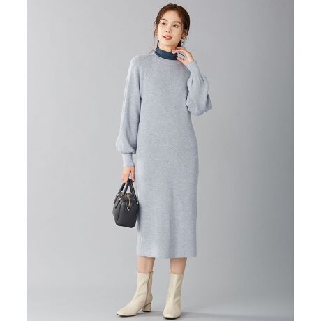 洗える】スムースタッチ ニット ワンピース | 組曲(KUMIKYOKU  