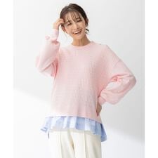 【VERY WEB掲載】BOREROビジュー ニットプルオーバー