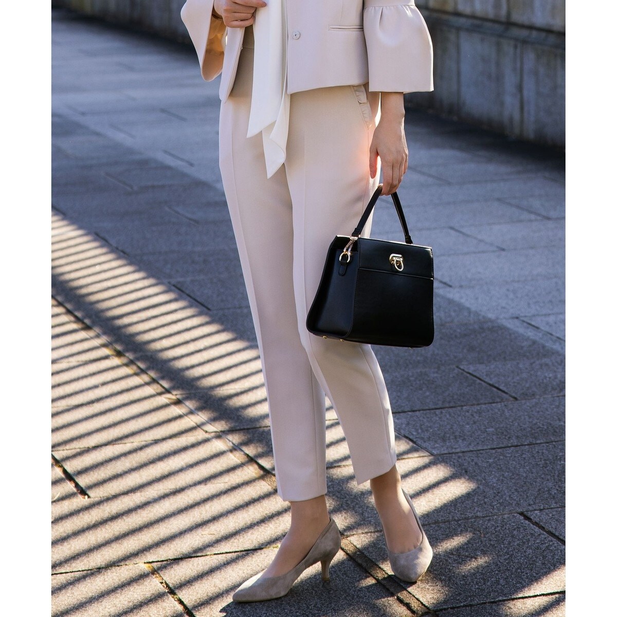 組曲 コンフォータブル アムンゼン ノーカラージャケット M サイズ2 ネイビー KUMIKYOKU NAVY】コンフォータブルアムンゼン ノーカラー