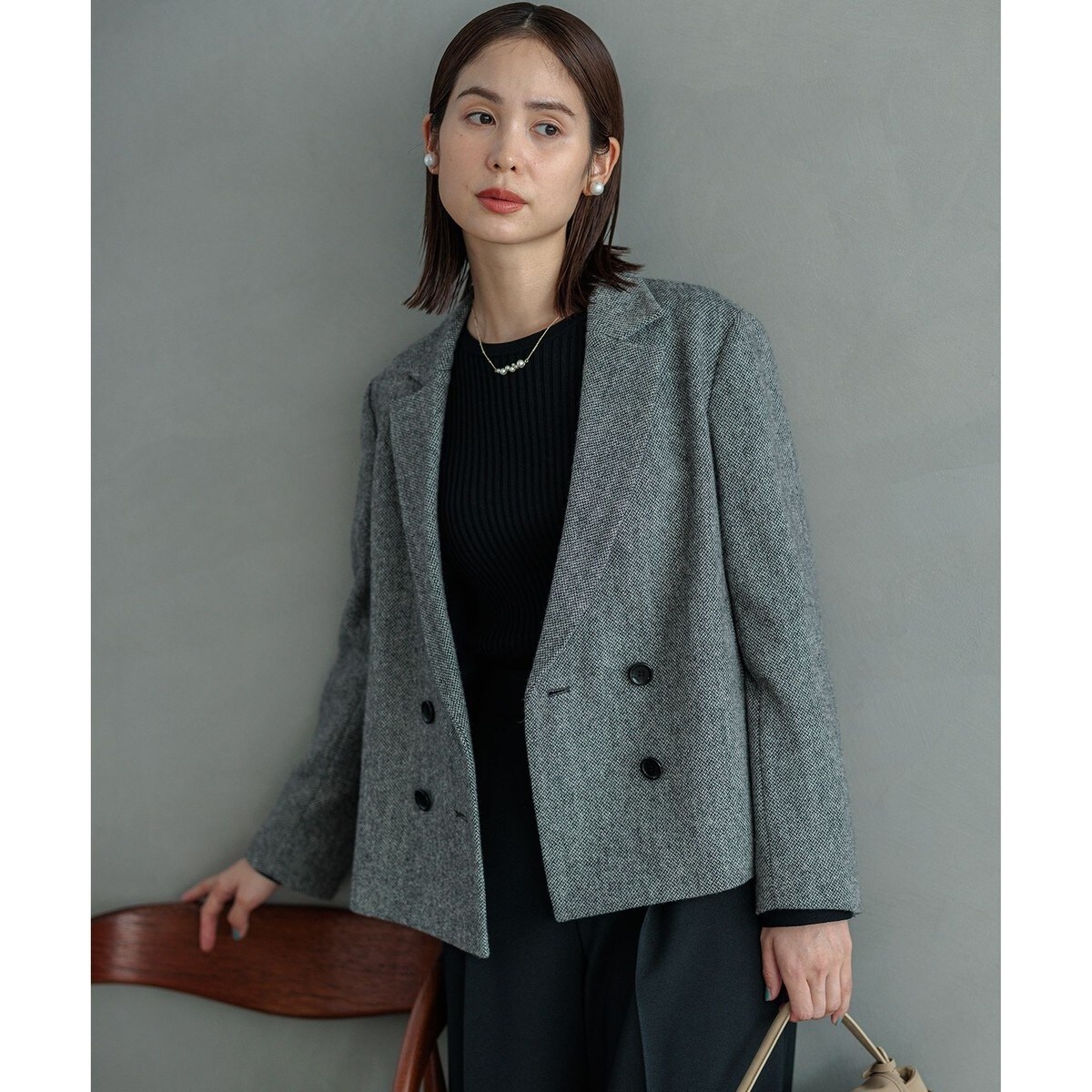 シックツイード ジャケット | 組曲(KUMIKYOKU) | マルイウェブチャネル