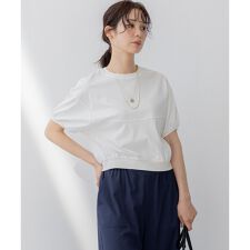 【WEB限定・接触冷感・UVケア】クールプレーティング天竺スエットライク カットソー