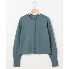 【接触冷感・UVカット】クルミボタン ニットカーディガン