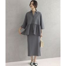 ジョーゼットジャージーナロータイト スカート