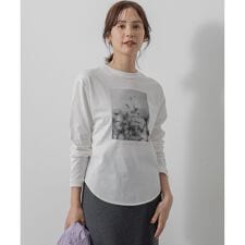 【加藤ローサさん着用】プリントロング Tシャツ