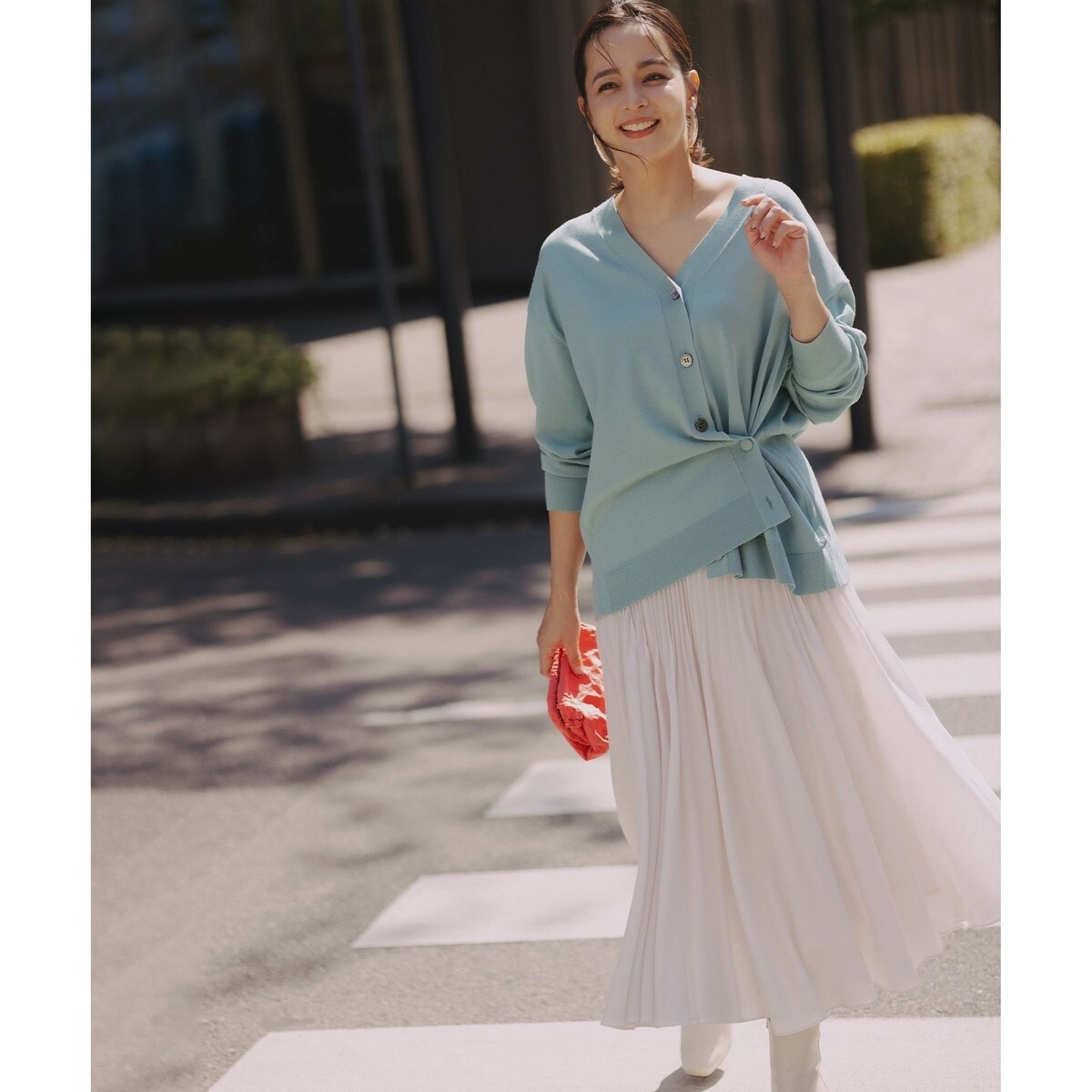 ジオメトリックフラワージャガード フレアスカート | 組曲(KUMIKYOKU