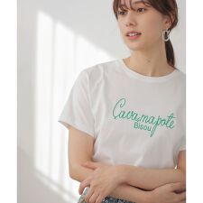 ロゴ刺繍 Ｔシャツ
