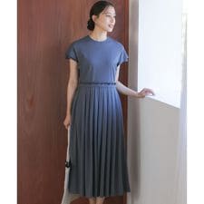 サマージャージーフィットアンドフレア ワンピース