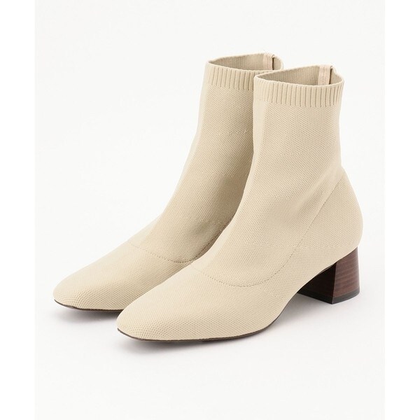 emmi ニットブーツ 24.5 エミ ホワイト アイボリー 【公式通販】