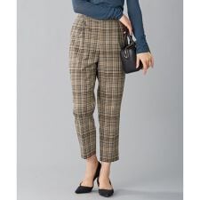 【マガジン掲載】ランダムチェック テーパードパンツ（KJ25）