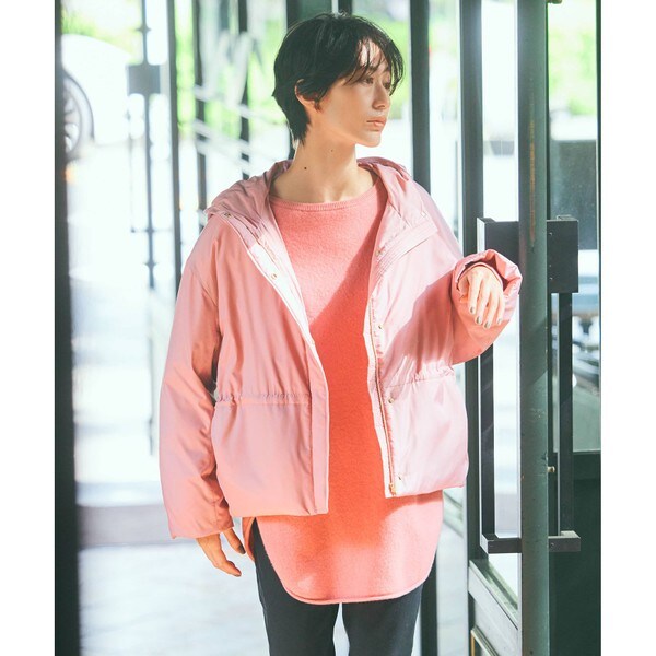 S～3L】【ウォッシャブル（手洗い）】ラビットファーフードショート