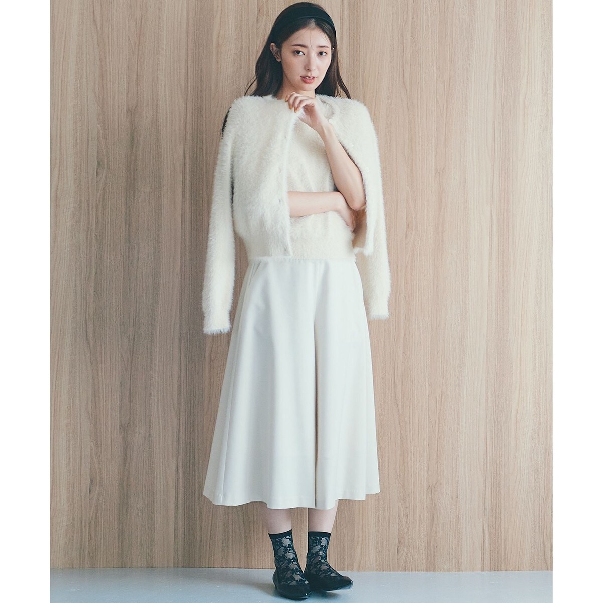 T/Rツイルストレッチ フレアパンツ | 組曲(KUMIKYOKU) | マルイウェブ