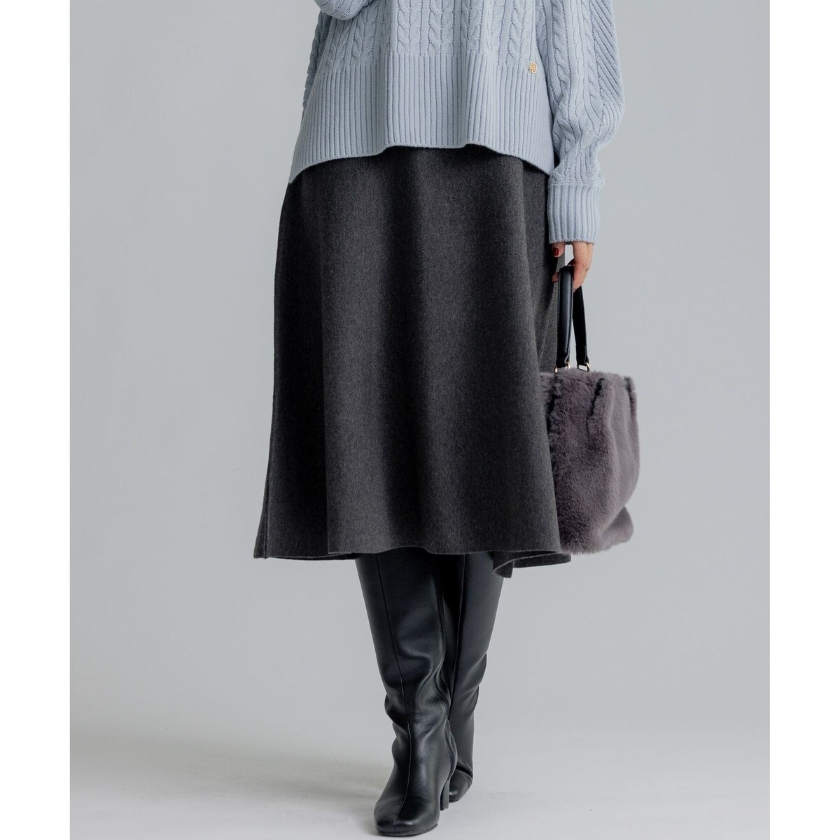 ニットフレア スカート | 組曲(KUMIKYOKU) | マルイウェブチャネル
